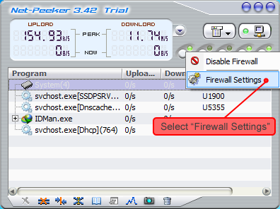 Net-Peeker settings 2